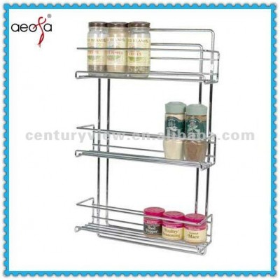 Hand Made Chromed Metal Hanging Spice Rack