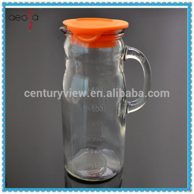 700ml glass measuring milk jug water jug glass with handle