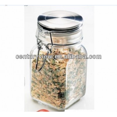 round shape and stainless steel top spice bottles wholesale