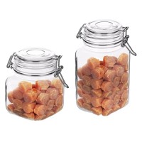 Lilac Free Sample Low Shipping Food storage perfect storing sweets and snacks glass candy jar set